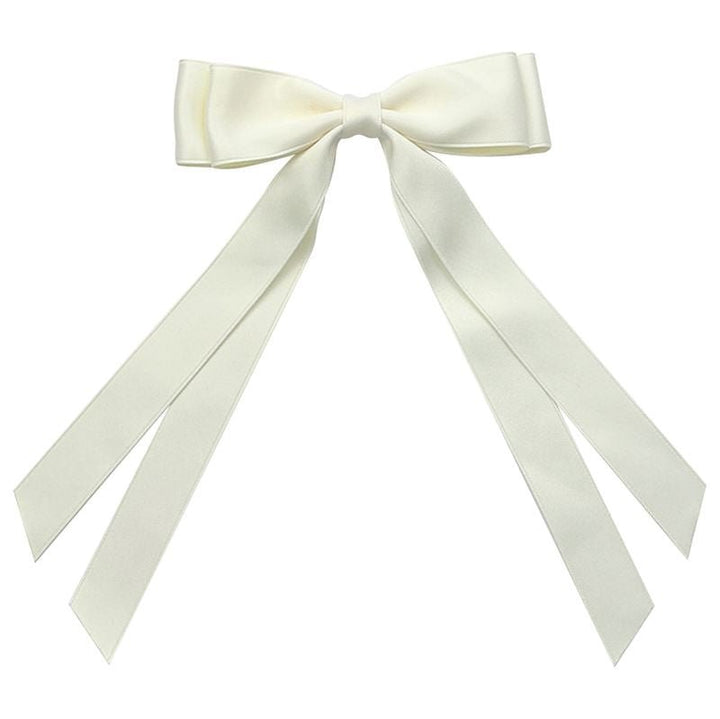 SOHO Anua Bow Hair Clip - White - Hair Accessories | Fashiongirl