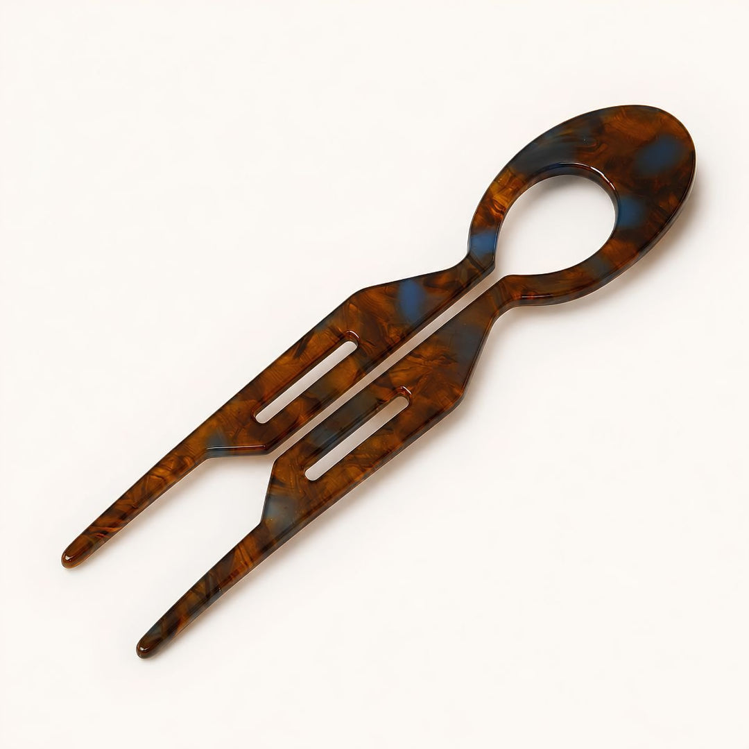 SOHO Apolline French U-shaped Hairpin - Amber Blue – image 8