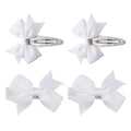 SOHO Ayla Bow Haarspangen – Weiß – Haaraccessoires | Fashiongirl