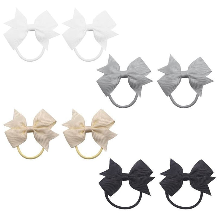 SOHO Ayla Loop Hair elastics - Monochrome - Hair Accessories | Fashiongirl