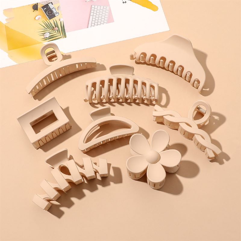 SOHO Bloom Hair Claw - Cream - Hair Accessories