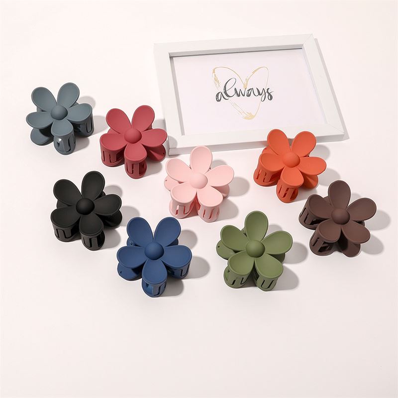 SOHO Bloom Hair Claw – Grün – Haaraccessoires