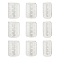 SOHO Keramik-Thermorollen 46/36/28 MM Klett-Lockenwickler / Haarwickler – 9 Stück – Haarstyling-Werkzeug | Fashiongirl