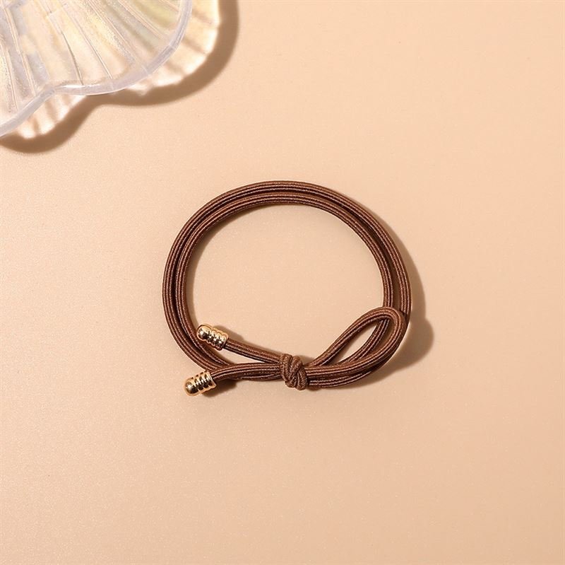 SOHO Cibe Haargummis – Braun – Haaraccessoires | Fashiongirl