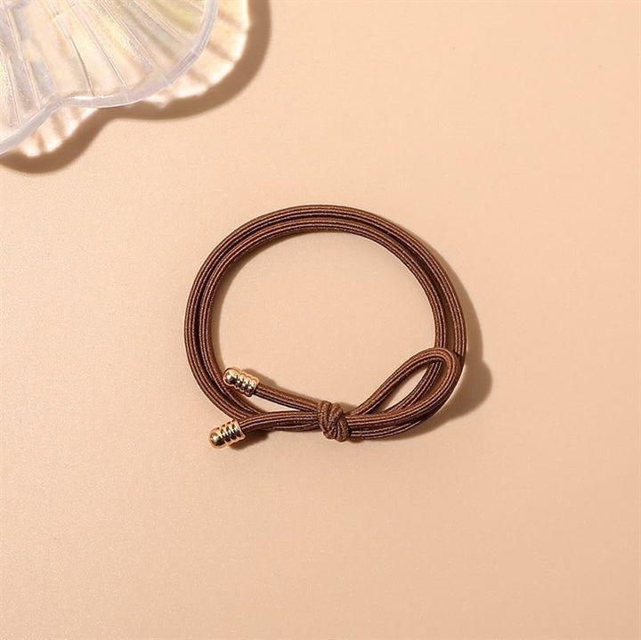 SOHO Cibe Haargummis – Braun – Haaraccessoires | Fashiongirl