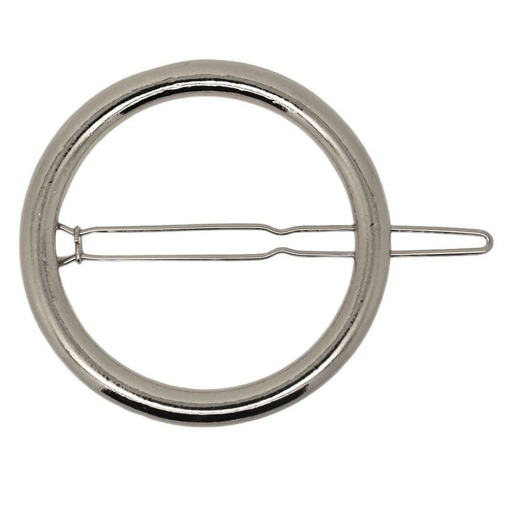 SOHO circle hair clip - silver - | Fashiongirl