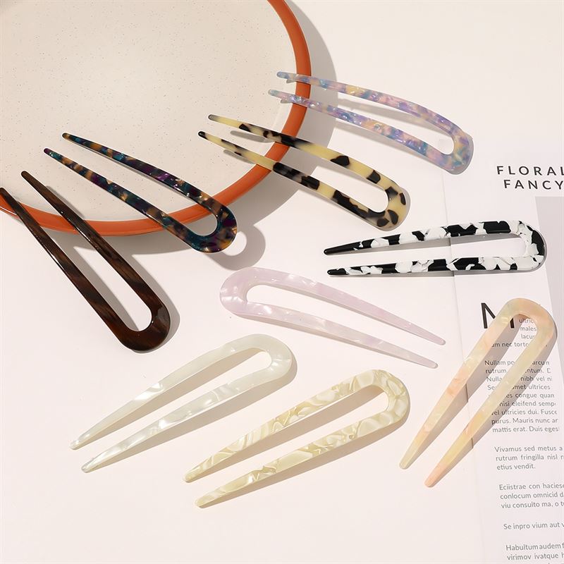 SOHO Dean Haarnadel – Weißer Marmor – Haaraccessoires | Fashiongirl