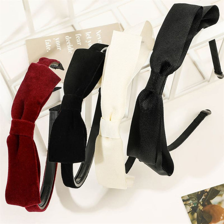 SOHO Donna Bow Hairband - Black - Hair Accessories | Fashiongirl