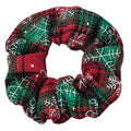 SOHO Edur Christmas Scrunchie – Grün/Rot – Haaraccessoires