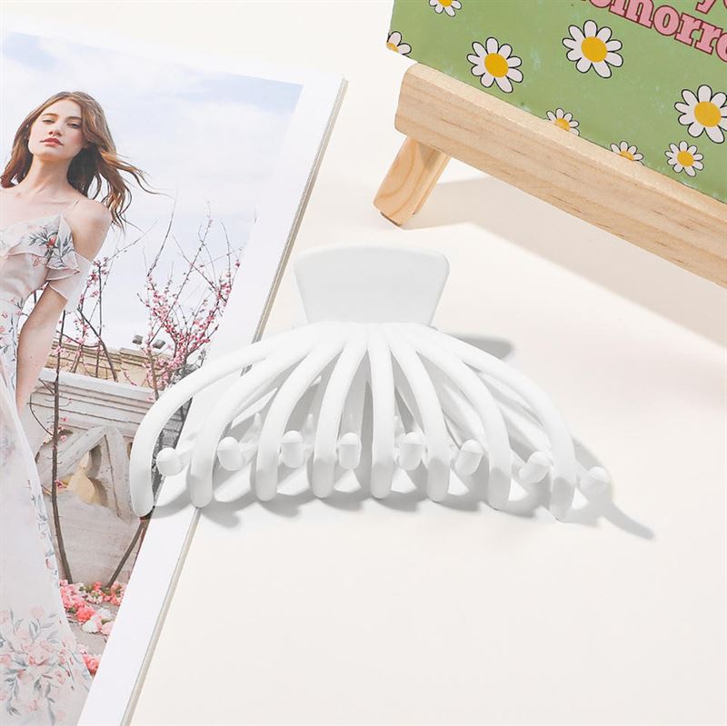 SOHO Elida Hair Claw – Weiß – Haaraccessoires