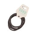 SOHO Ellie Haargummi – Dunkelgrau – Haaraccessoires | Fashiongirl