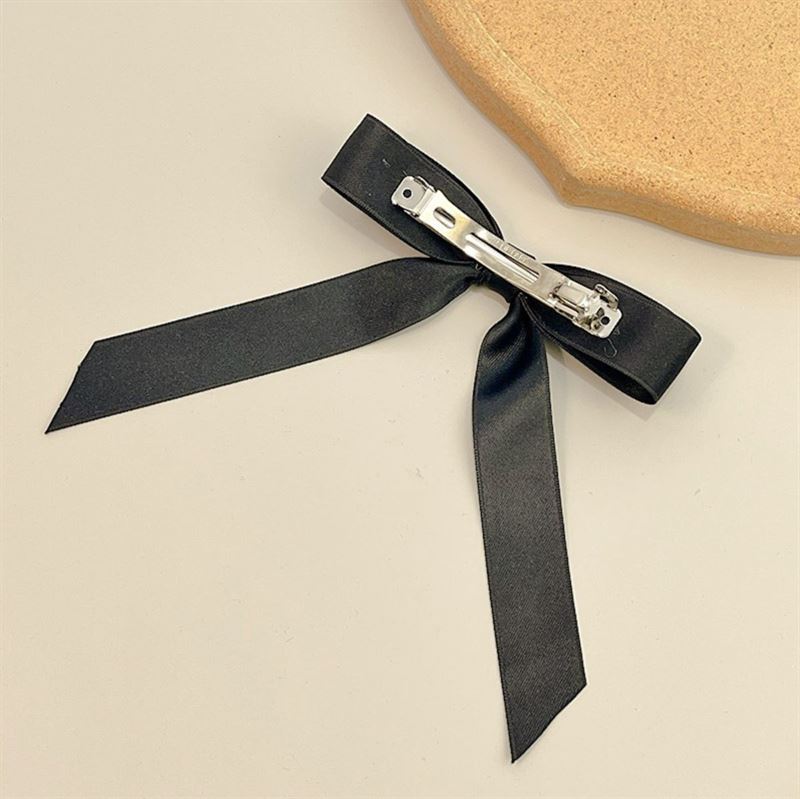 SOHO Emma Bow Hair clips - Black - Hair Accessories | Fashiongirl