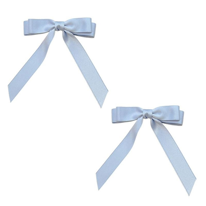 SOHO Emma Bow Hair clips - Blue - Hair Accessories | Fashiongirl
