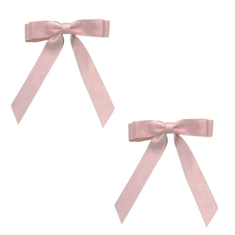 SOHO Emma Bow Hair clips - Pink - Hair Accessories | Fashiongirl