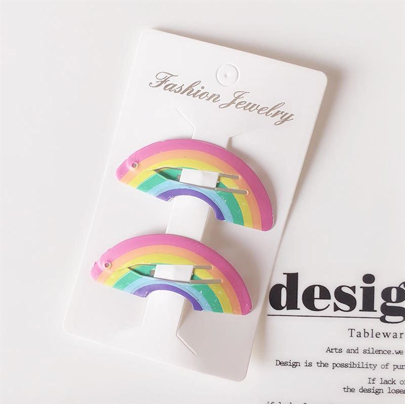 SOHO Fawn Hair clips - Rainbow - Hair Accessories | Fashiongirl