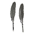 SOHO Feder-Haarspange – Silber (2 Stück) – | Fashiongirl