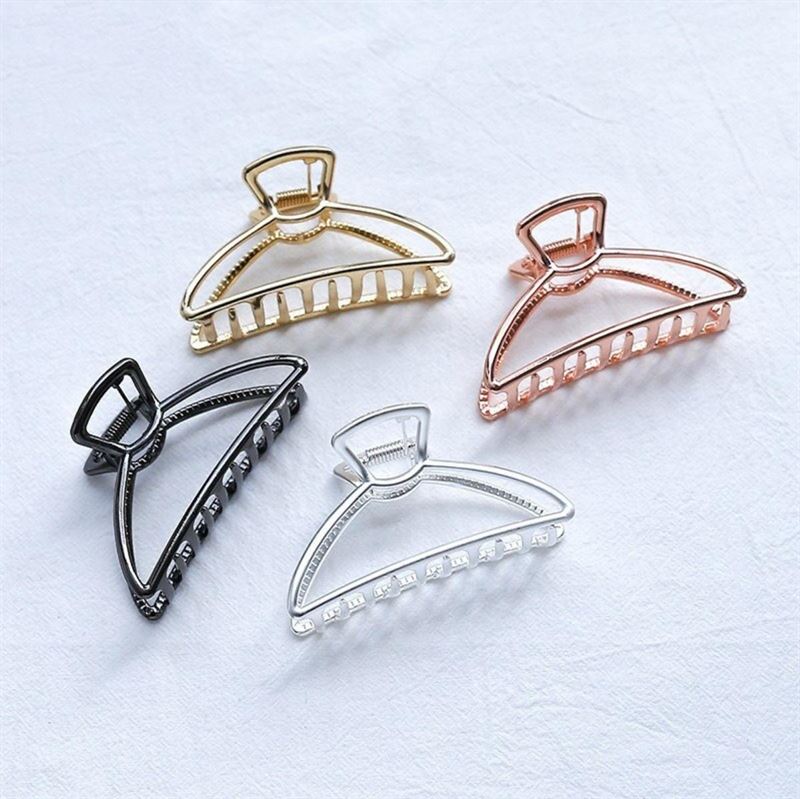 SOHO Feeny Extra Small Metal Hair Claw – Silber – Haaraccessoires