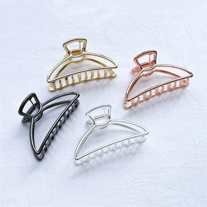 SOHO Feeny Extra Small Metal Hair Claw – Silber – Haaraccessoires