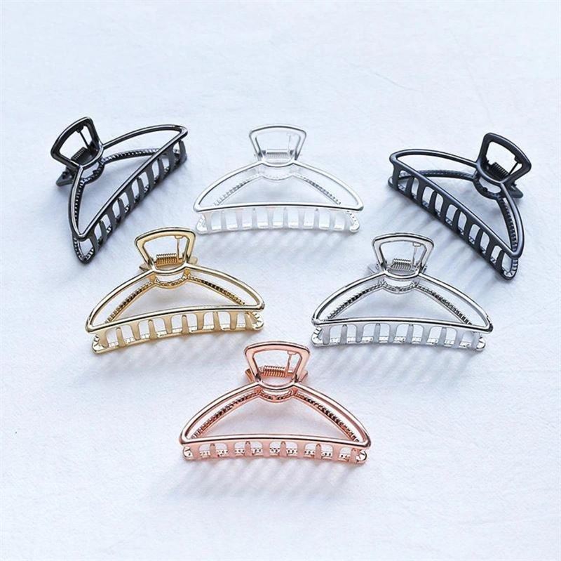 SOHO Feeny Extra Small Metal Hair Claw – Silber – Haaraccessoires