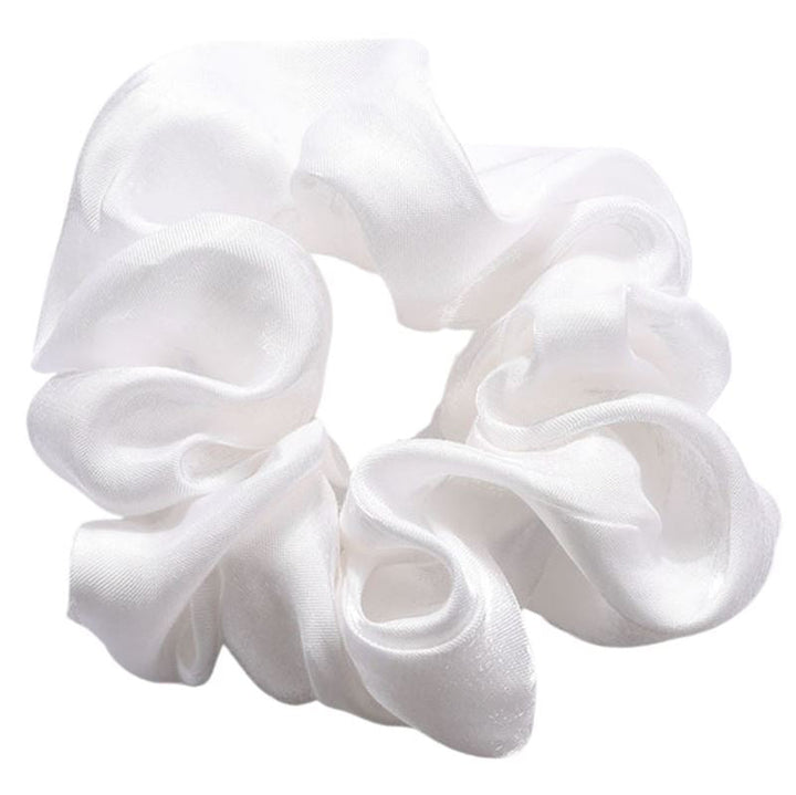 SOHO Gwen Scrunchie - White - Hair Accessories