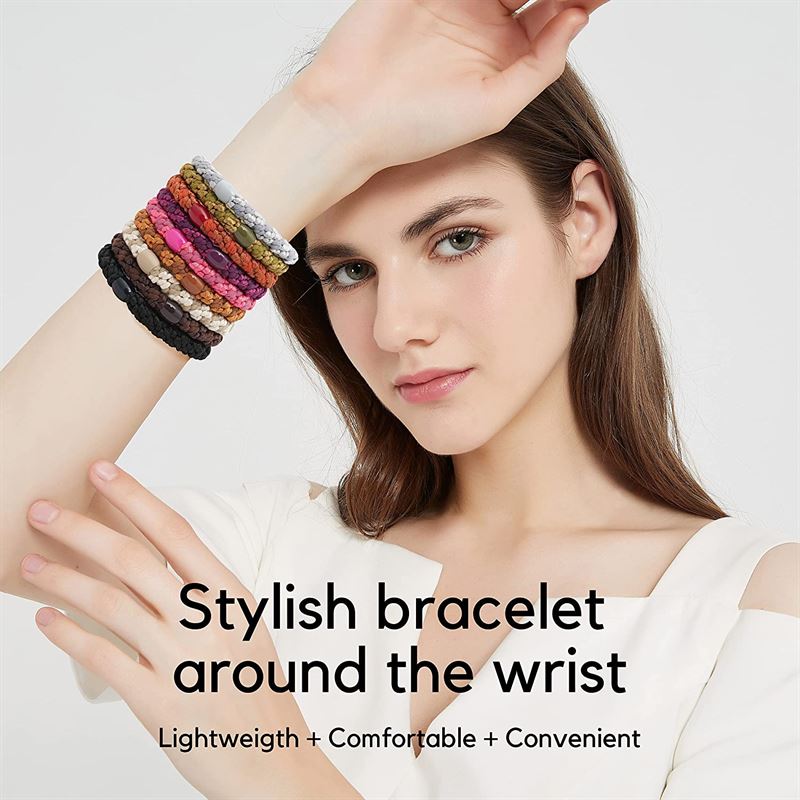 SOHO Hair elastics - Brown, 3 pcs - Hair Accessories | Fashiongirl