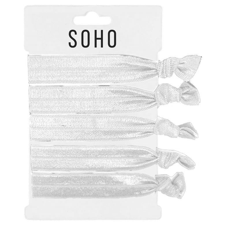SOHO Hair Ties no. 01 - White - | Fashiongirl