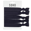 SOHO Haargummis Nr. 17 – ALL BLACK – | Fashiongirl