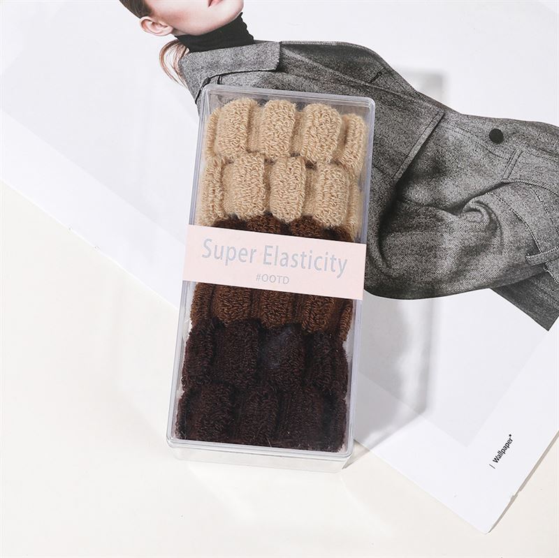 SOHO Hebe Haargummis – Beige/Braun – Haaraccessoires | Fashiongirl