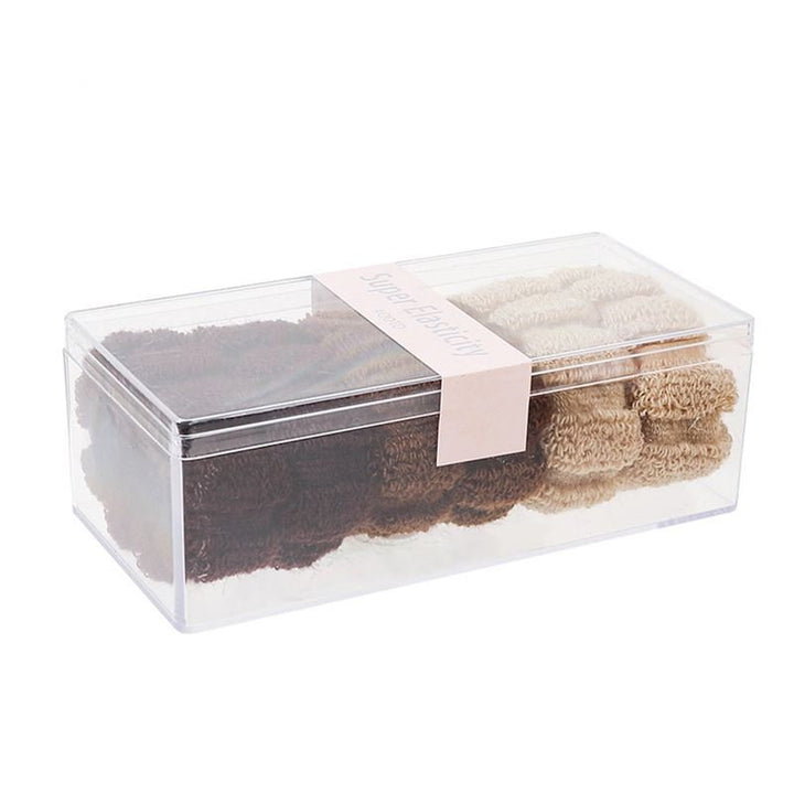 SOHO Hebe Haargummis – Beige/Braun – Haaraccessoires | Fashiongirl