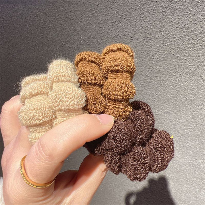 SOHO Hebe Haargummis – Beige/Braun – Haaraccessoires | Fashiongirl