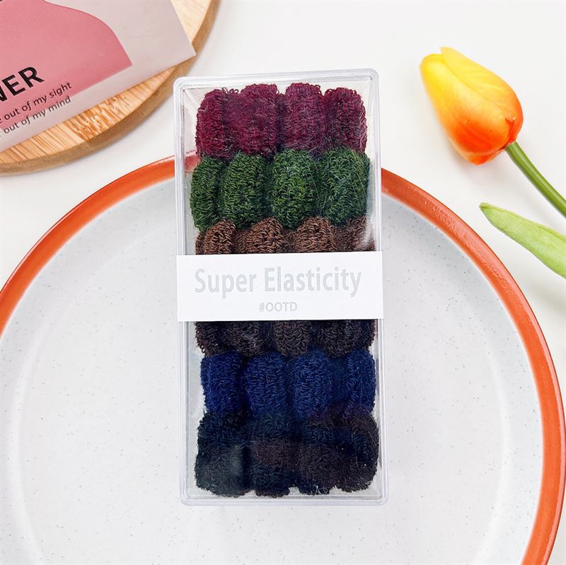 SOHO Hebe Hair elastics - Dark - Hair Accessories | Fashiongirl