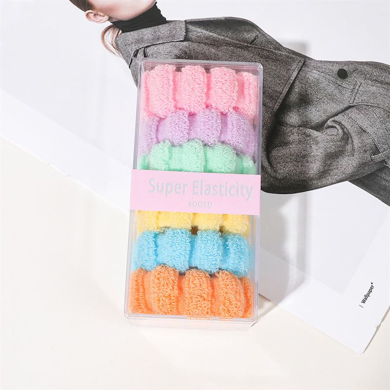 SOHO Hebe Hair elastics - Pastel - Hair Accessories | Fashiongirl