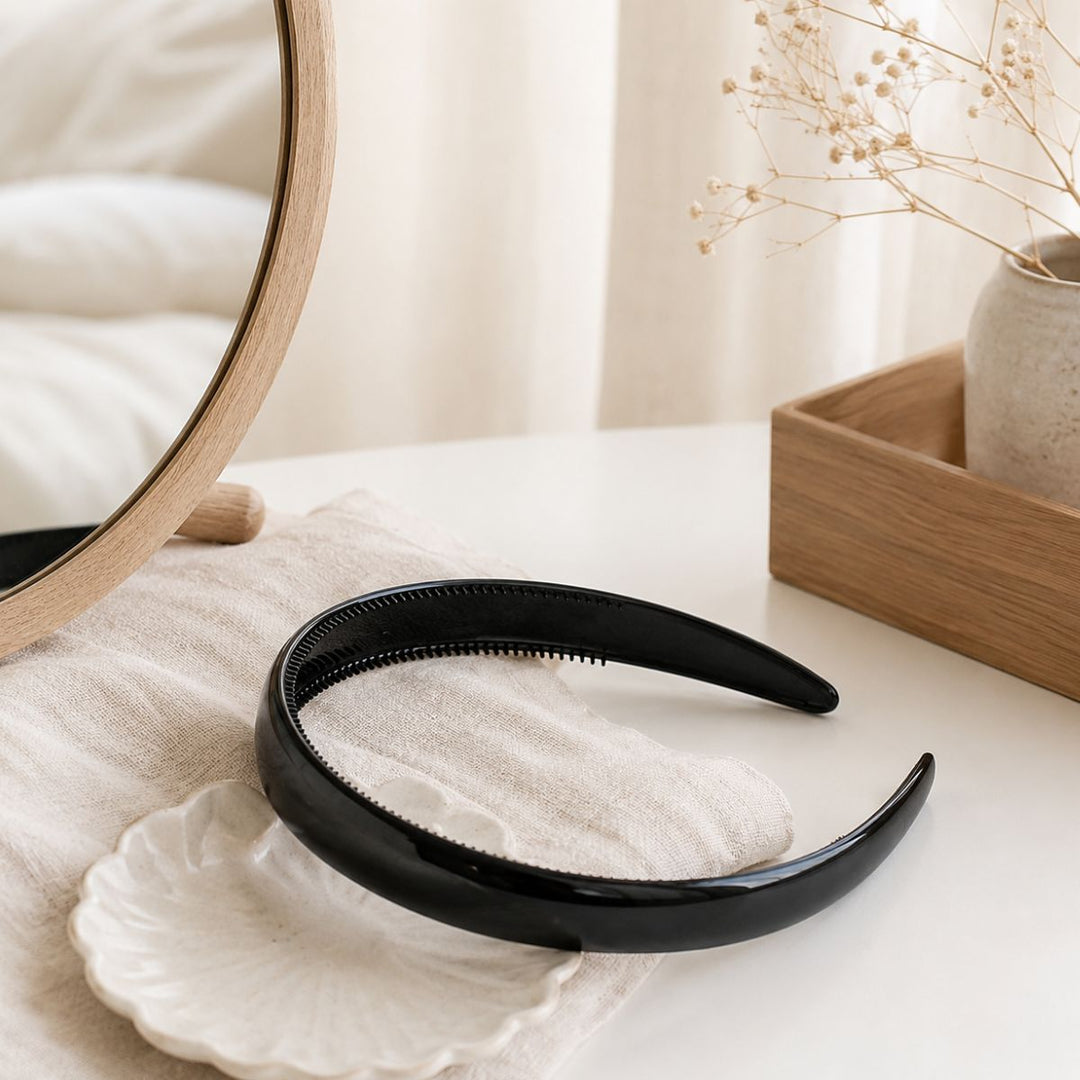 SOHO Hermine Hairband Wide - Black – image 7