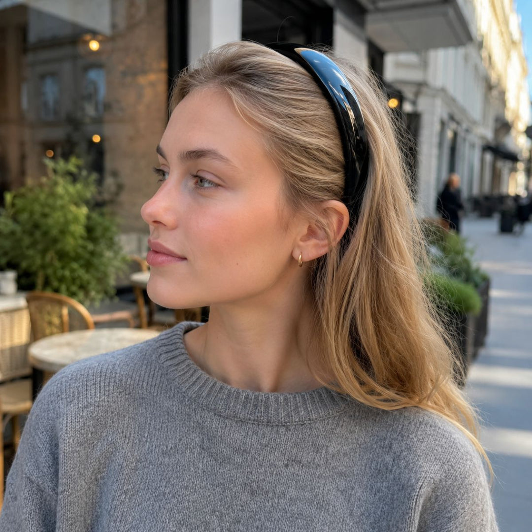 SOHO Hermine Hairband Wide - Black – image 3