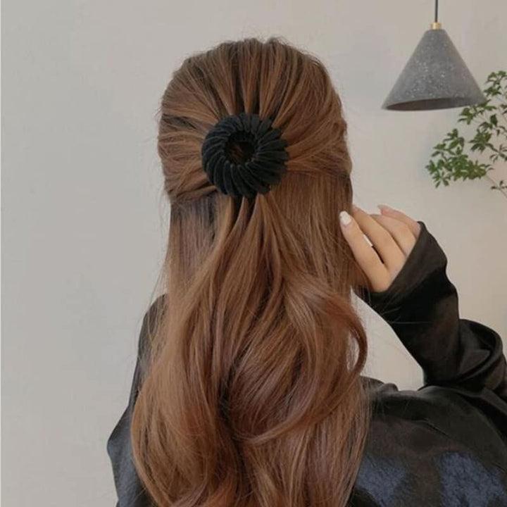 SOHO Jana Ponytail Spiral – Schwarz – | Fashiongirl