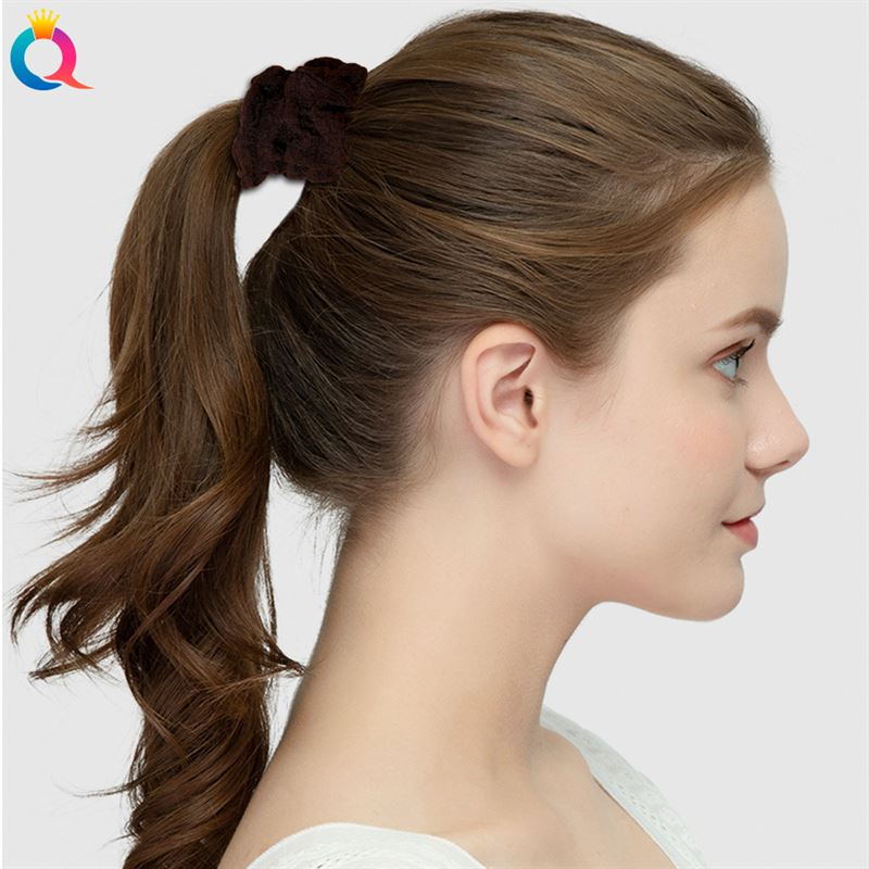 SOHO Jocie Scrunchie - Dark brown - Hair Accessories