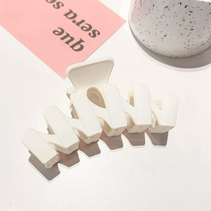 SOHO Just Hair Claw – Weiß – Haaraccessoires