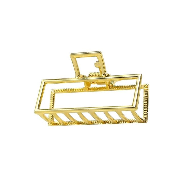 SOHO Kai Small Metal Hair Claw - Gold - Hair Accessories