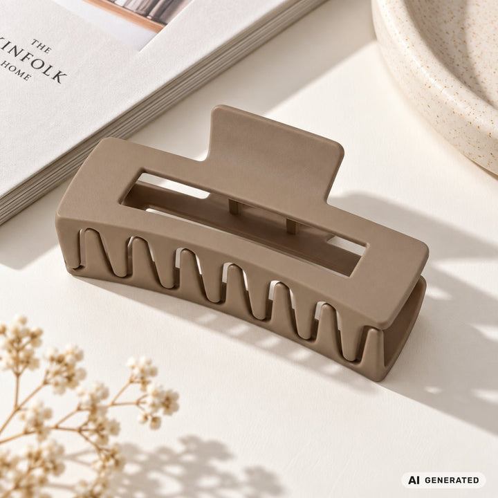 SOHO Kalia Hair Claw Clip 10x5 cm - Light Brown – image 5