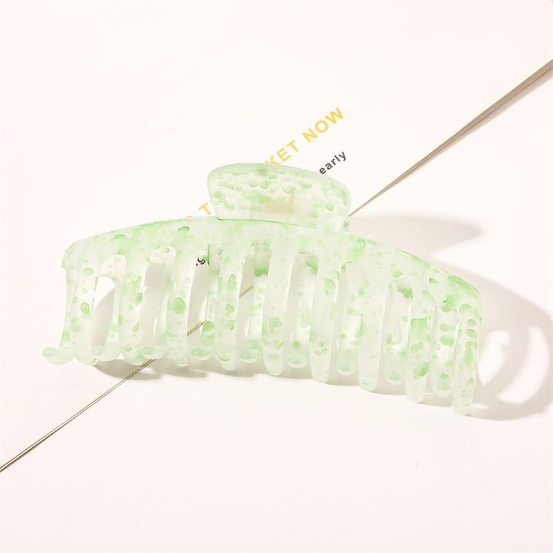 SOHO Kana Splash Hair Claw - Green - Hair Accessories