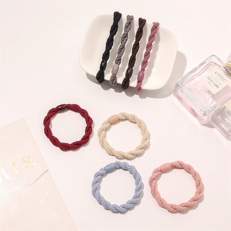 SOHO Karoline Hair elastics - Black - Hair Accessories | Fashiongirl