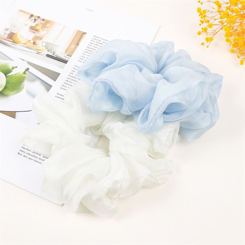 SOHO Keeya Scrunchie - Light Blue - Hair Accessories