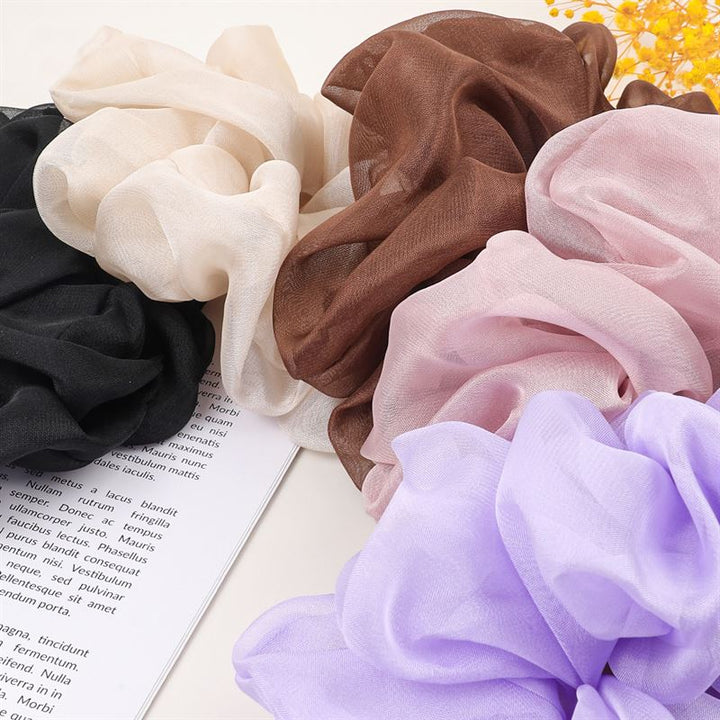SOHO Keeya Scrunchie - White - Hair Accessories