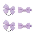 SOHO Kirby Bow Haargummis und Haarspangen – Helllavendel – Haaraccessoires | Fashiongirl