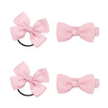 SOHO Kirby Bow Haargummis und Haarspangen – Hellrosa – Haaraccessoires | Fashiongirl