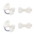 SOHO Kirby Bow Haargummis und Haarspangen – Pearl – Haaraccessoires | Fashiongirl