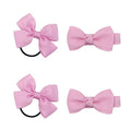 SOHO Kirby Bow Haargummis und Haarspangen – Pink Elephant – Haaraccessoires | Fashiongirl