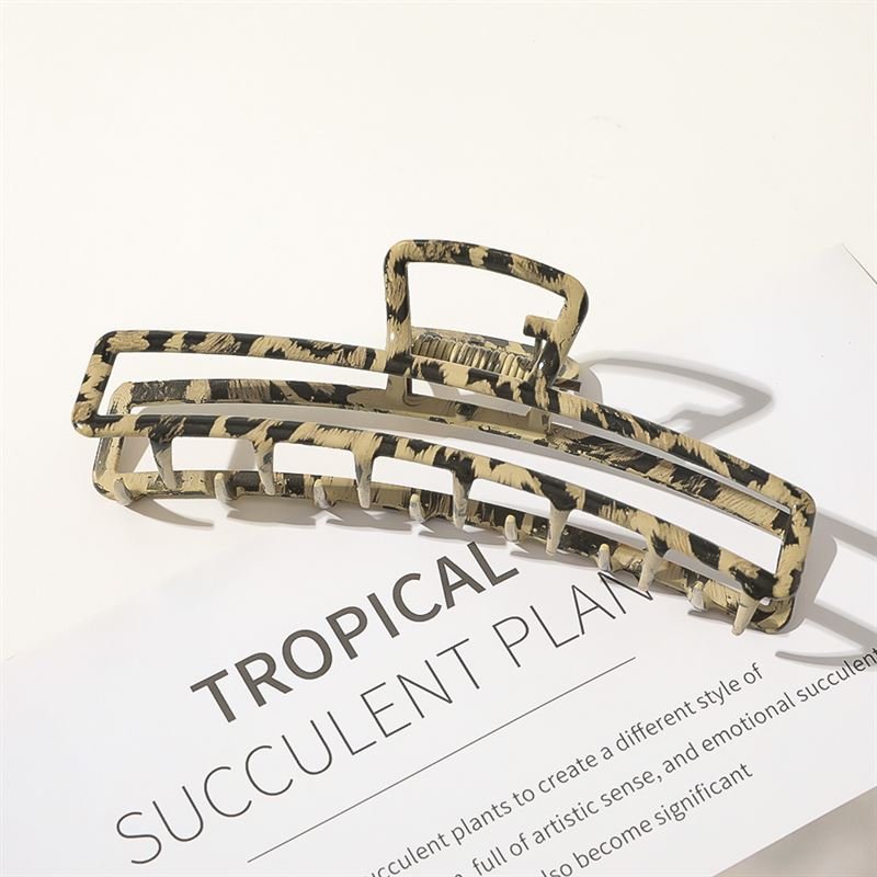 SOHO Leopard Metal Hair Claw – Haaraccessoires