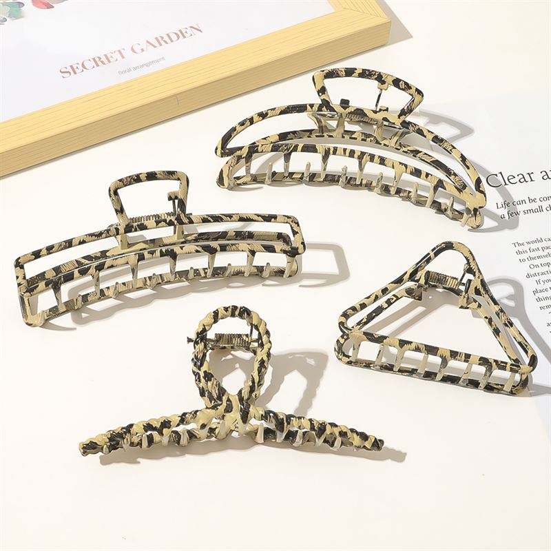 SOHO Leopard Metal Hair Claw – Haaraccessoires