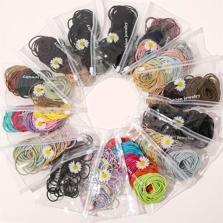 SOHO Liana Hair elastics - Black - Hair Accessories | Fashiongirl